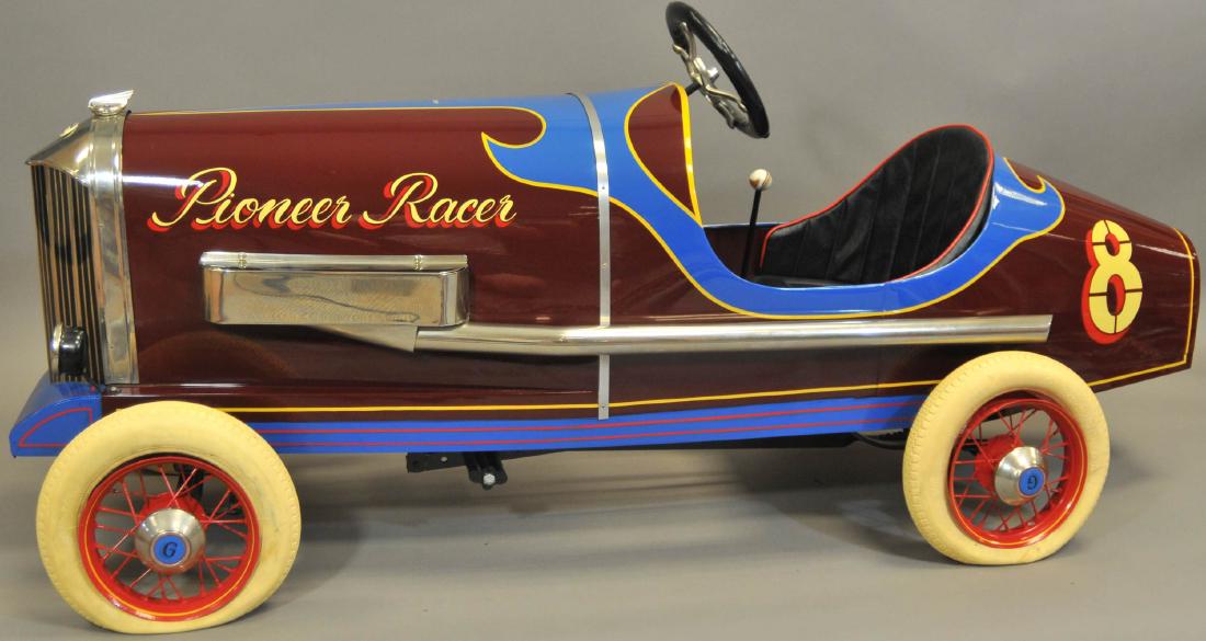 JUVENILE AUTO PIONEER RACER PEDAL CAR (1 of 5)