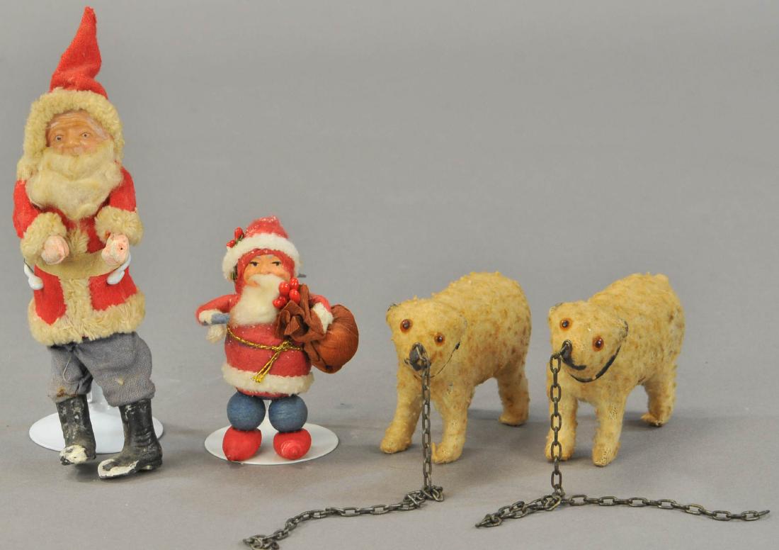 TWO SMALL SANTAS AND TWO BEARS (1 of 3)