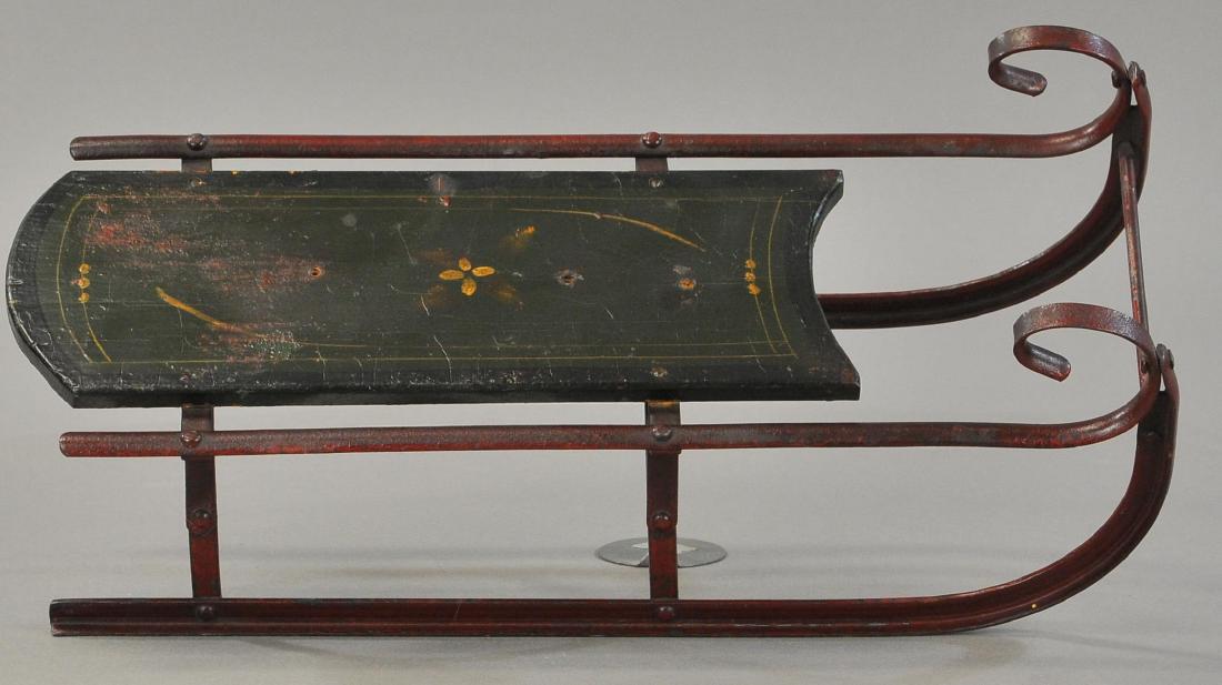 A PARIS MAINE MINIATURE SLEIGH (1 of 3)