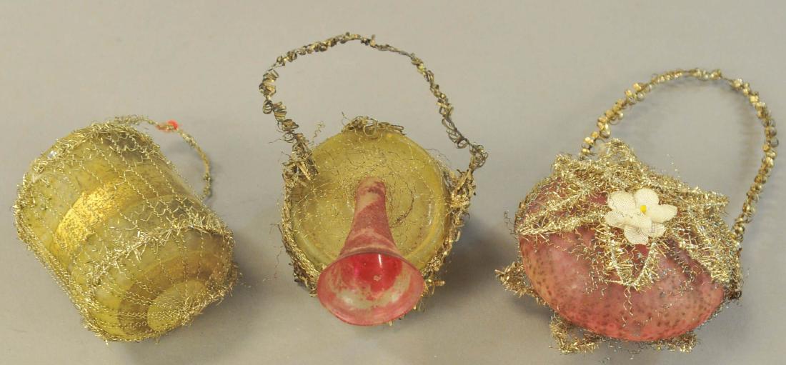 THREE VICTORIAN WIRE WRAP ORNAMENTS (1 of 3)