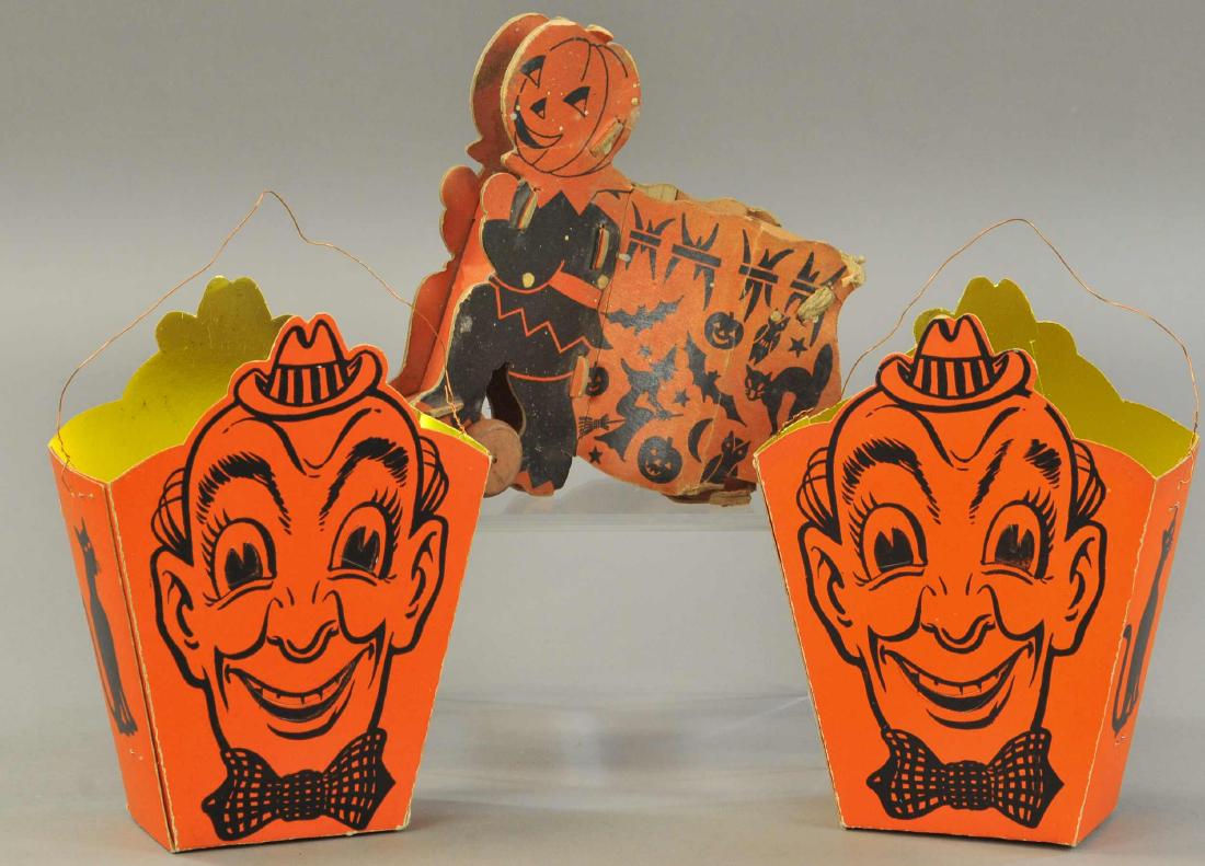 THREE CARDBOARD CANDY CONTAINERS (1 of 3)