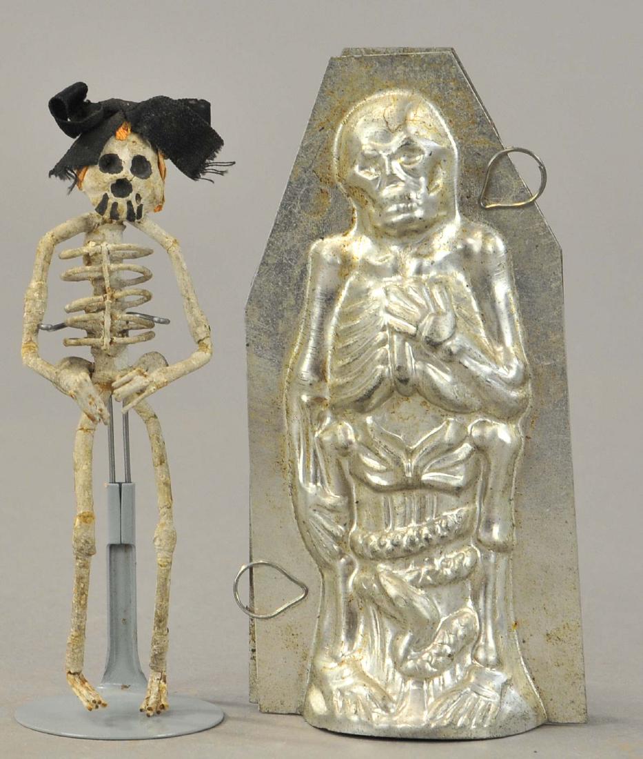 TWO HALLOWEEN SKELETONS (1 of 2)