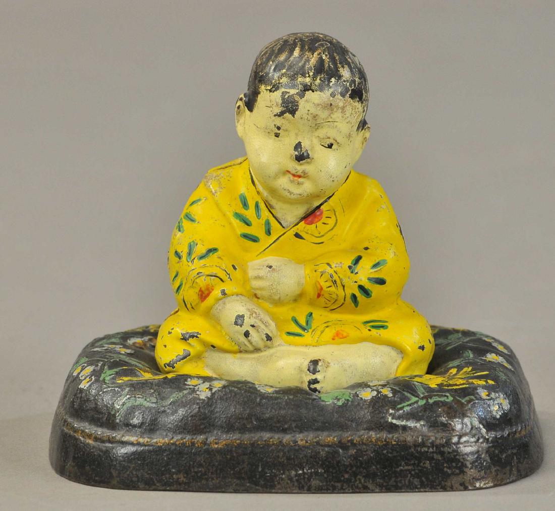 HUBLEY ORIENTAL BOY ON PILLOW BANK (1 of 3)