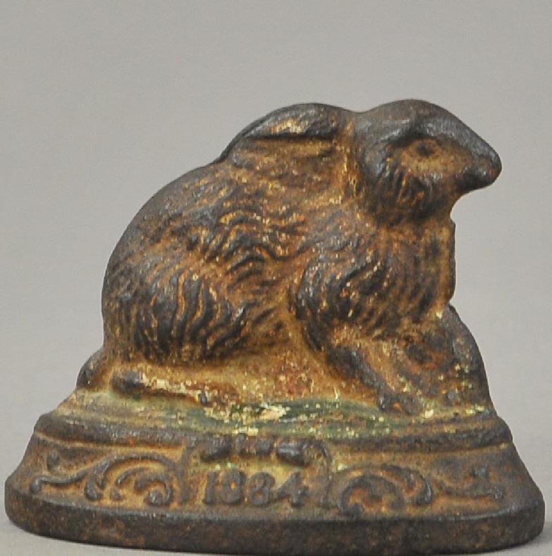 1884 RABBIT ON BASE (1 of 3)