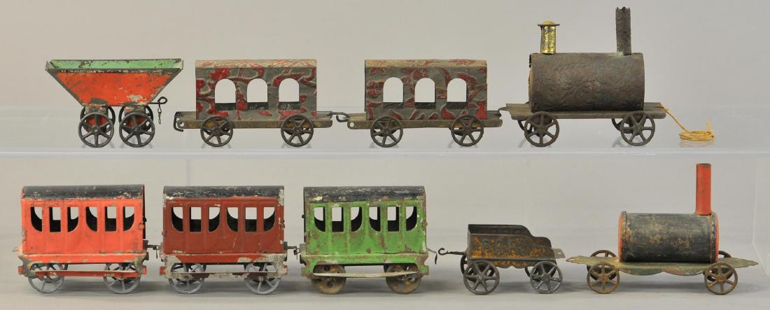 PAIR OF EARLY FRENCH TRAINS (1 of 3)