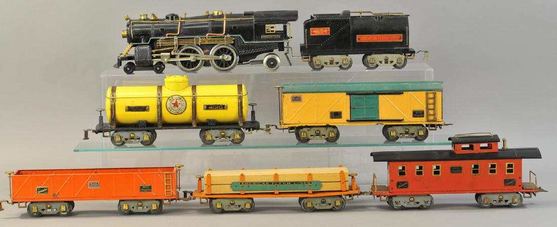 AMERICAN FLYER 4695 STEAM LOCOMOTIVE FREIGHT SET (1 of 3)