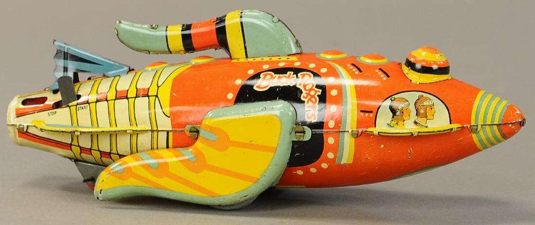MARX BUCK ROGERS ROCKET SHIP: 220. MARX BUCK ROGERS ROCKET SHIP | 12" l.