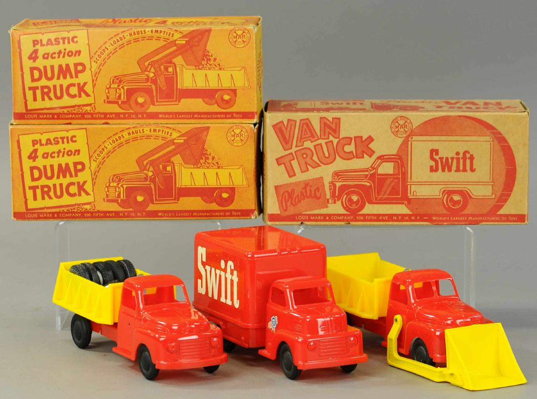 SET OF THREE BOXED MARX TRUCKS (1 of 3)