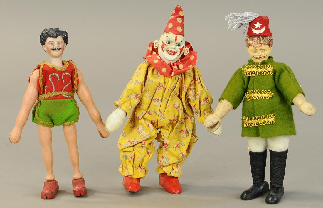 THREE SCHOENHUT CIRCUS FIGURES (1 of 3)