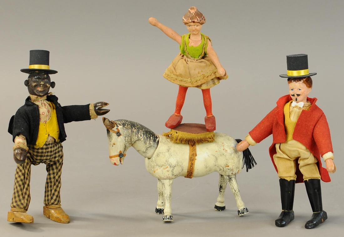 MIXED SCHOENHUT CIRCUS FIGURES (1 of 3)