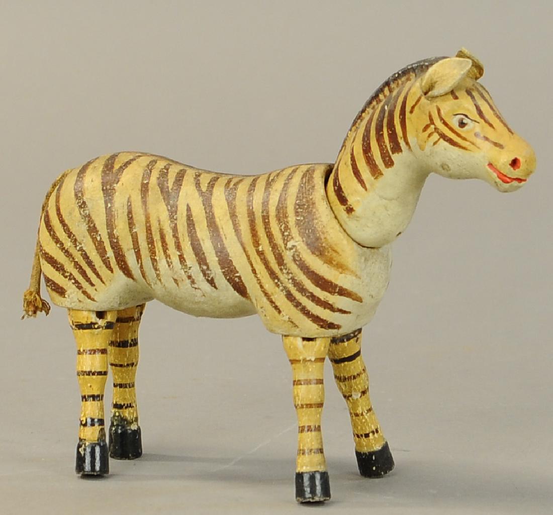 NICE SCHOENHUT ZEBRA: 295. NICE SCHOENHUT ZEBRA | Full size.