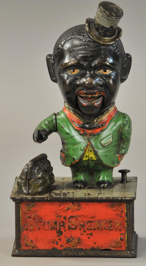 STUMP SPEAKER MECHANICAL BANK (1 of 3)