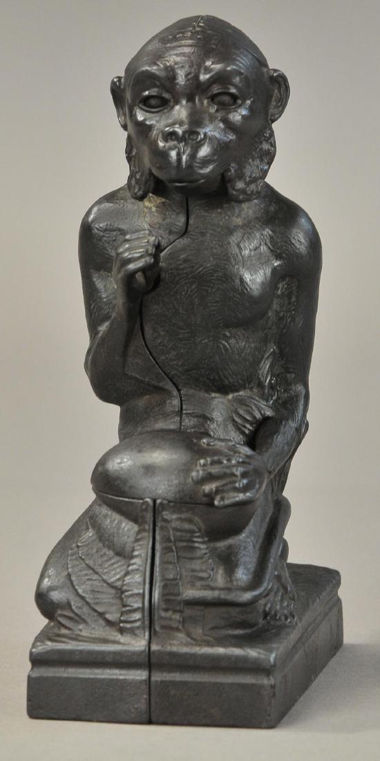 MONKEY AND COCONUT MECHANICAL BANK (1 of 3)