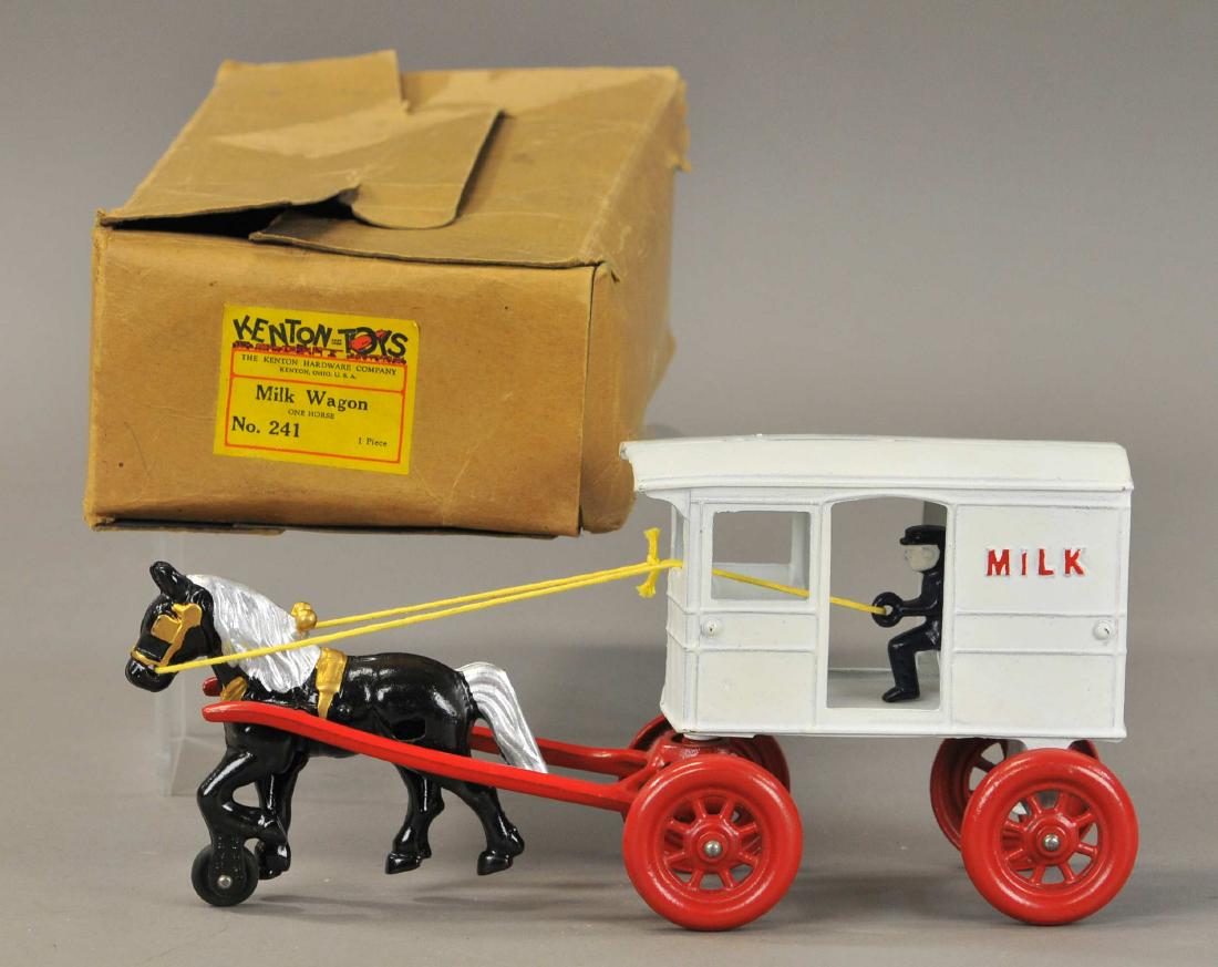 BOXED KENTON HORSE DRAWN MILK WAGON (1 of 3)
