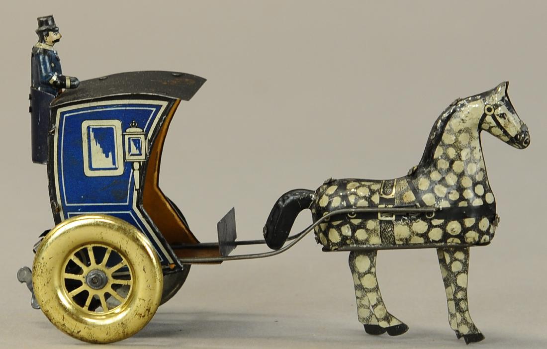 GERMAN TIN HANSOM CAB (1 of 3)