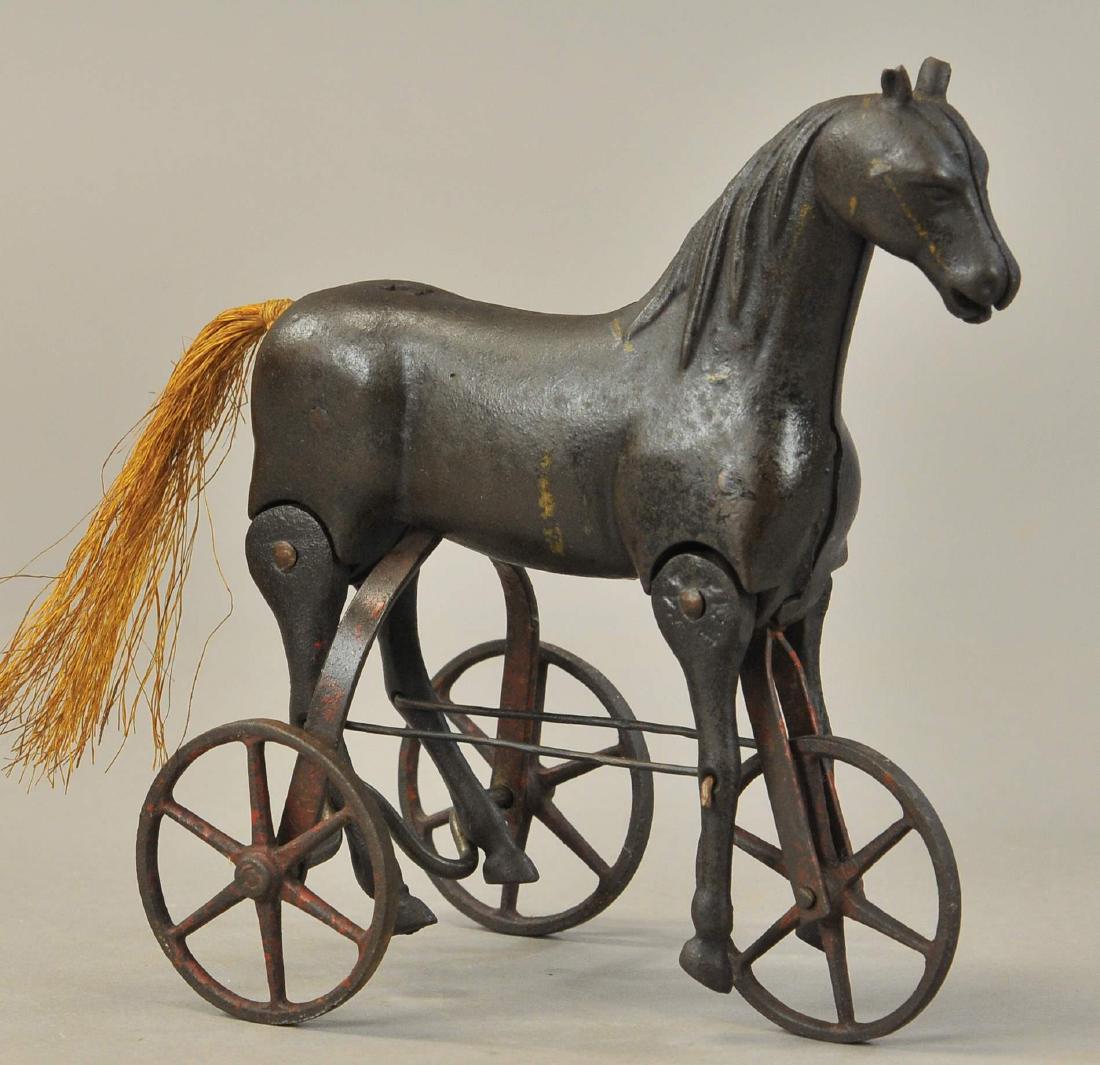 IVES ARTICULATED WALKING HORSE WHEELS
