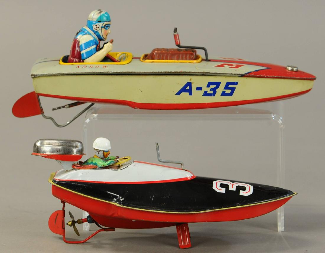 TWO JAPANESE SPEEDBOATS - SAN: 174. TWO JAPANESE SPEEDBOATS - SAN | 10" l.