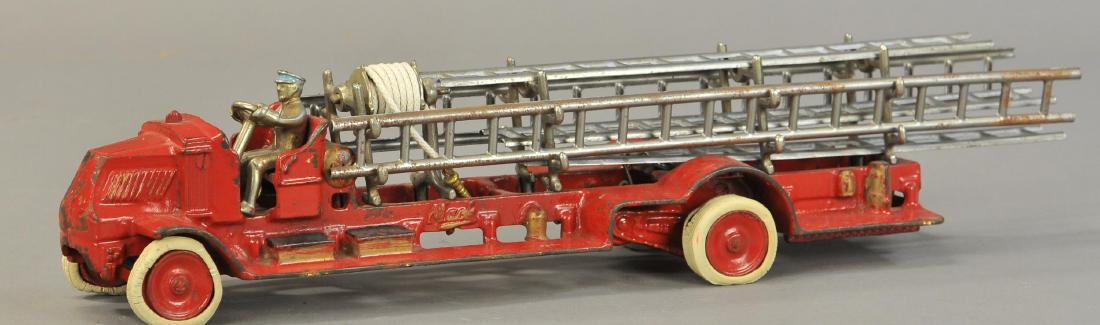 LARGE ARCADE MACK FIRE LADDER TRUCK (1 of 3)