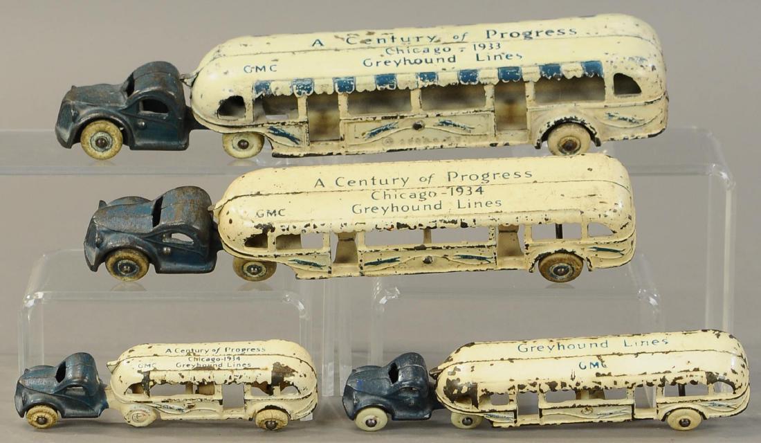 VARIED ARCADE CENTURY OF PROGRESS BUSES GROUP (1 of 3)