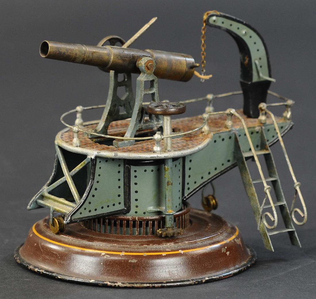 SMALL MARKLIN COASTAL DEFENSE CANNON: 761. SMALL MARKLIN COASTAL DEFENSE CANNON | 7" l.