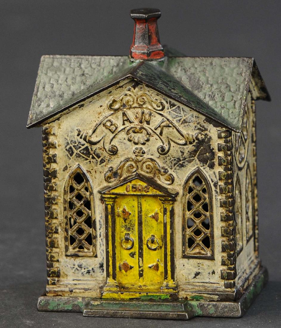 VILLA (1882 CHURCH) STILL BANK: 331. VILLA (1882 CHURCH) STILL BANK | Kyser & Rex | 6" h.