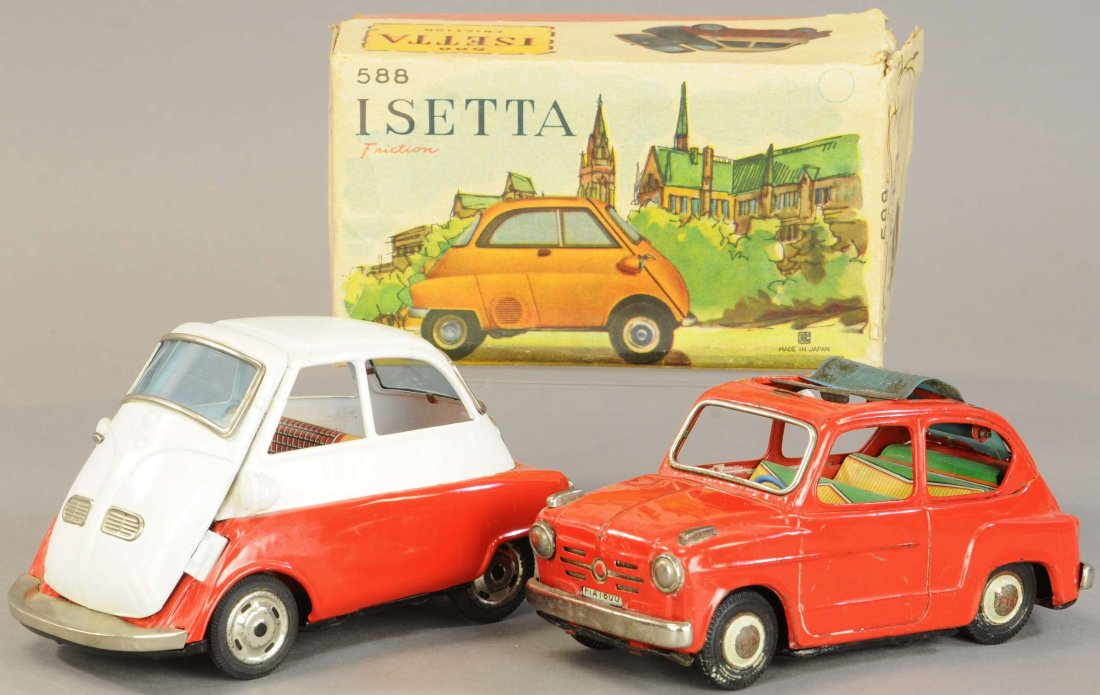 BOXED BANDAI JAPAN ISETTA & FIAT 600 (1 of 3)