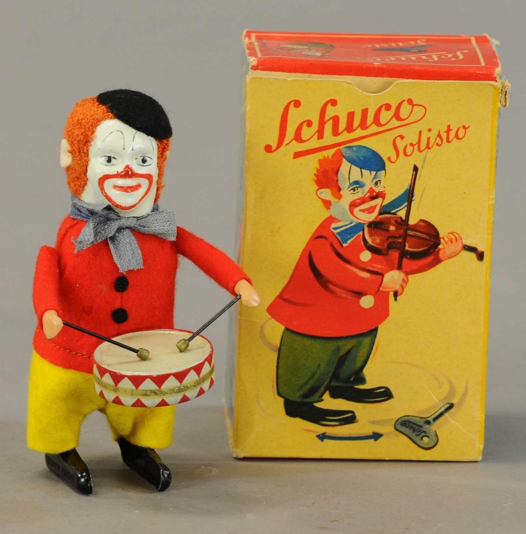 BOXED SCHUCO CLOWN DRUMMER (1 of 3)