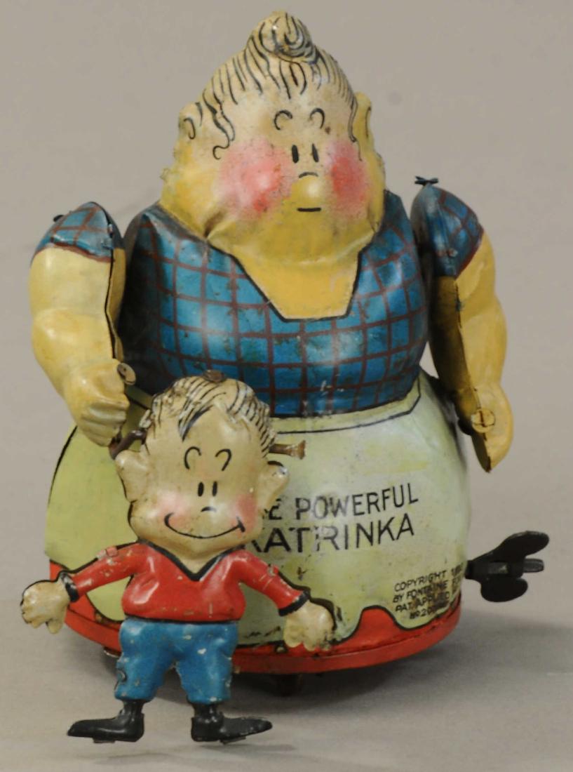FISCHER POWERFUL KATRINKA TIN WIND-UP NIFTY TOY (1 of 4)