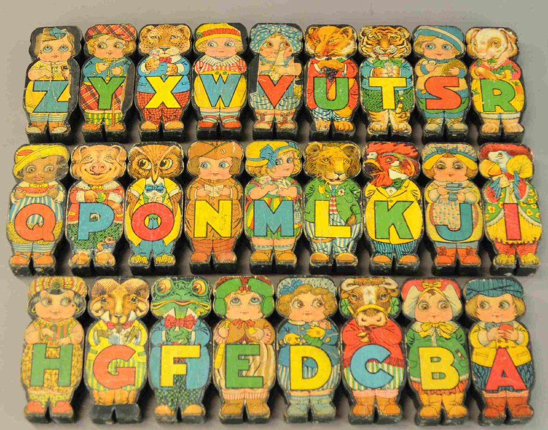 SCHOENHUT ALPHIES BLOCK SET (1 of 2)