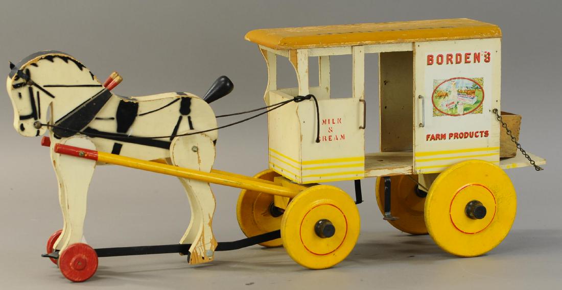 RICH TOYS BORDENS DAIRY HORSE AND WAGON (1 of 3)