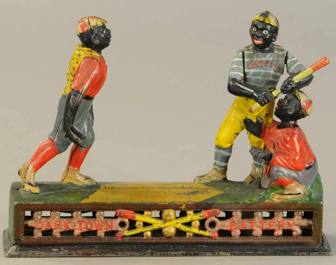 DARK TOWN BATTERY MECHANICAL BANK (1 of 3)