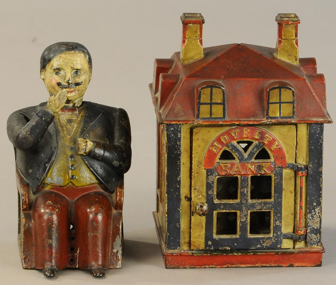 TAMMANY & NOVELTY MECHANICAL BANKS (1 of 4)