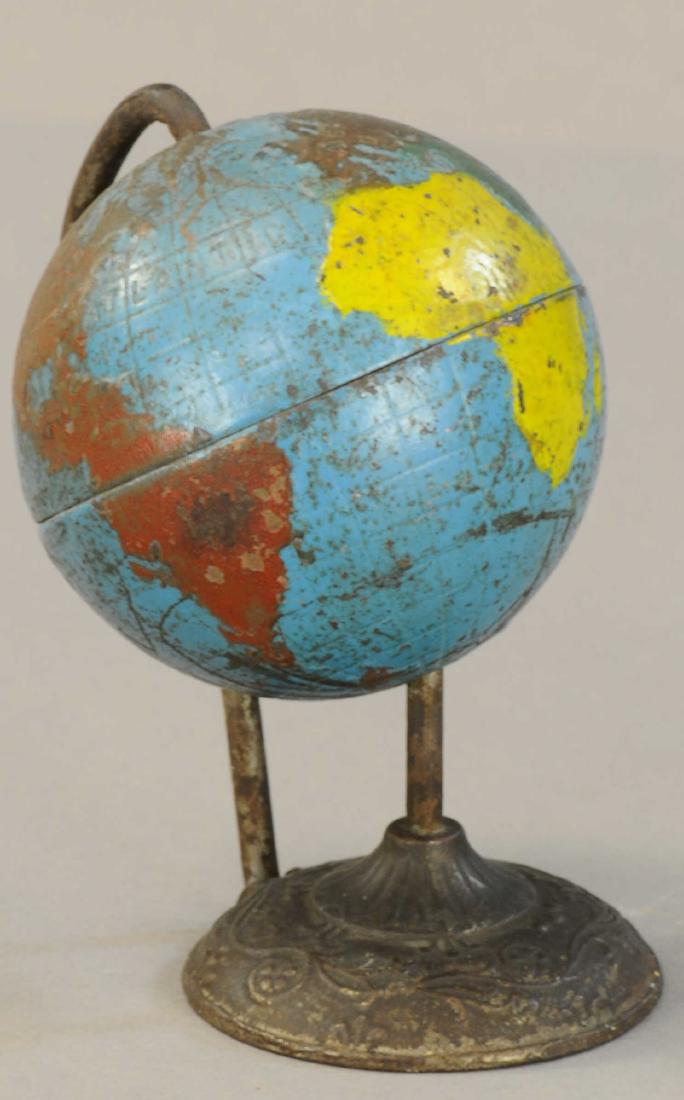 MULTI-COLOR GLOBE ON ARC STILL BANK (1 of 3)