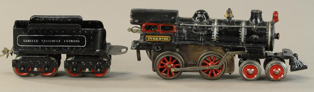IVES NO. 25 4-4-0 LOCOMOTIVE (1 of 4)