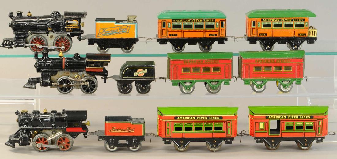 THREE AMERICAN FLYER PASSENGER SETS (1 of 4)