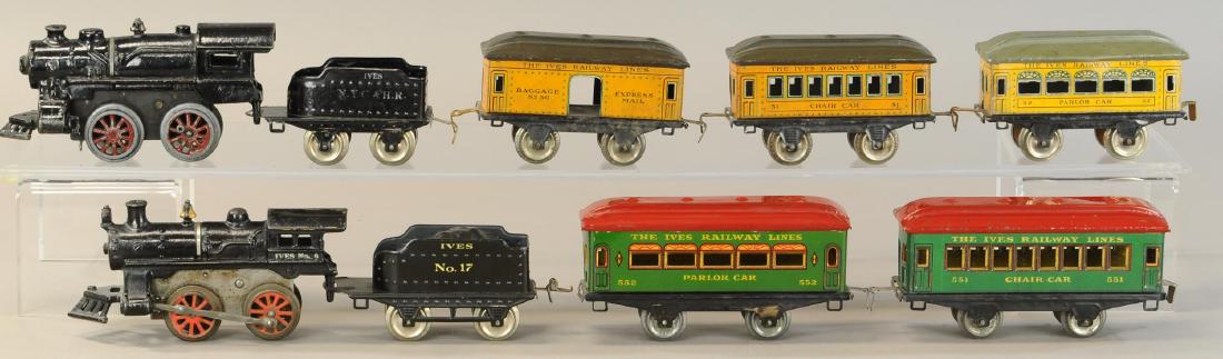 TWO IVES PASSENGER TRAIN SETS (1 of 4)