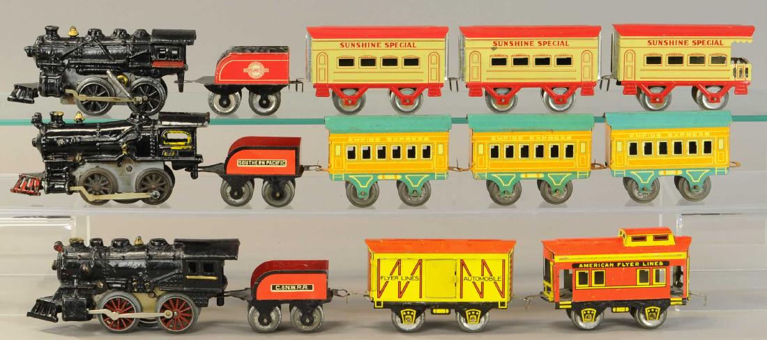 THREE AMERICAN FLYER TRAIN SETS (1 of 4)