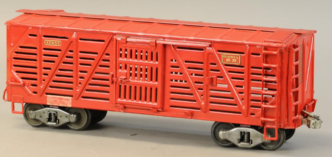 BUDDY L OUTDOOR RR CATTLE CAR (1 of 3)