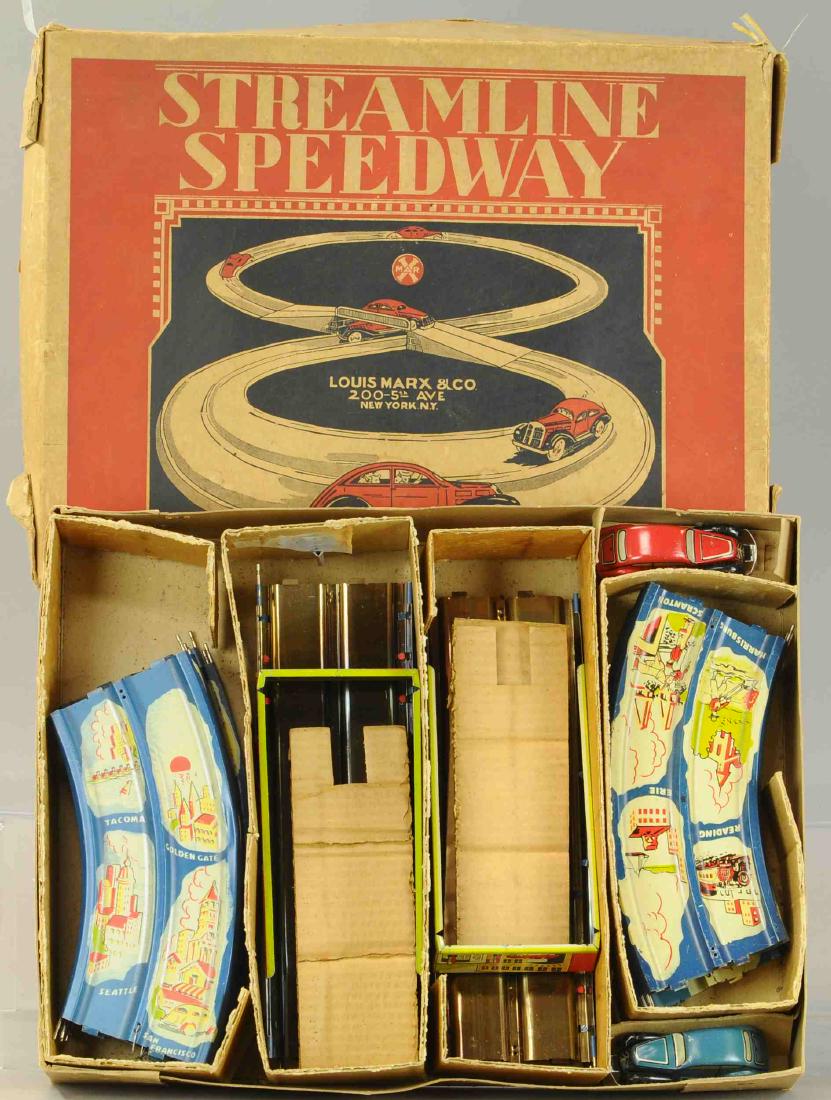 BOXED MARX STREAMLINE SPEEDWAY (1 of 3)