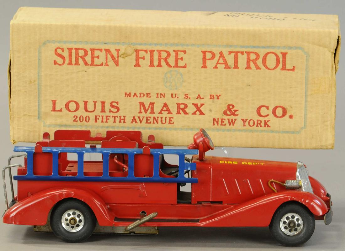 MARX SIREN FIRE PATROL W/ BOX (1 of 4)