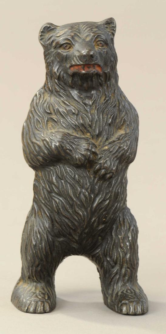 BEAR ON HIND LEGS STILL BANK: 161. BEAR ON HIND LEGS STILL BANK | John Harper Ltd. | 6" h. | (Exc. Cond.) | $200 - $400