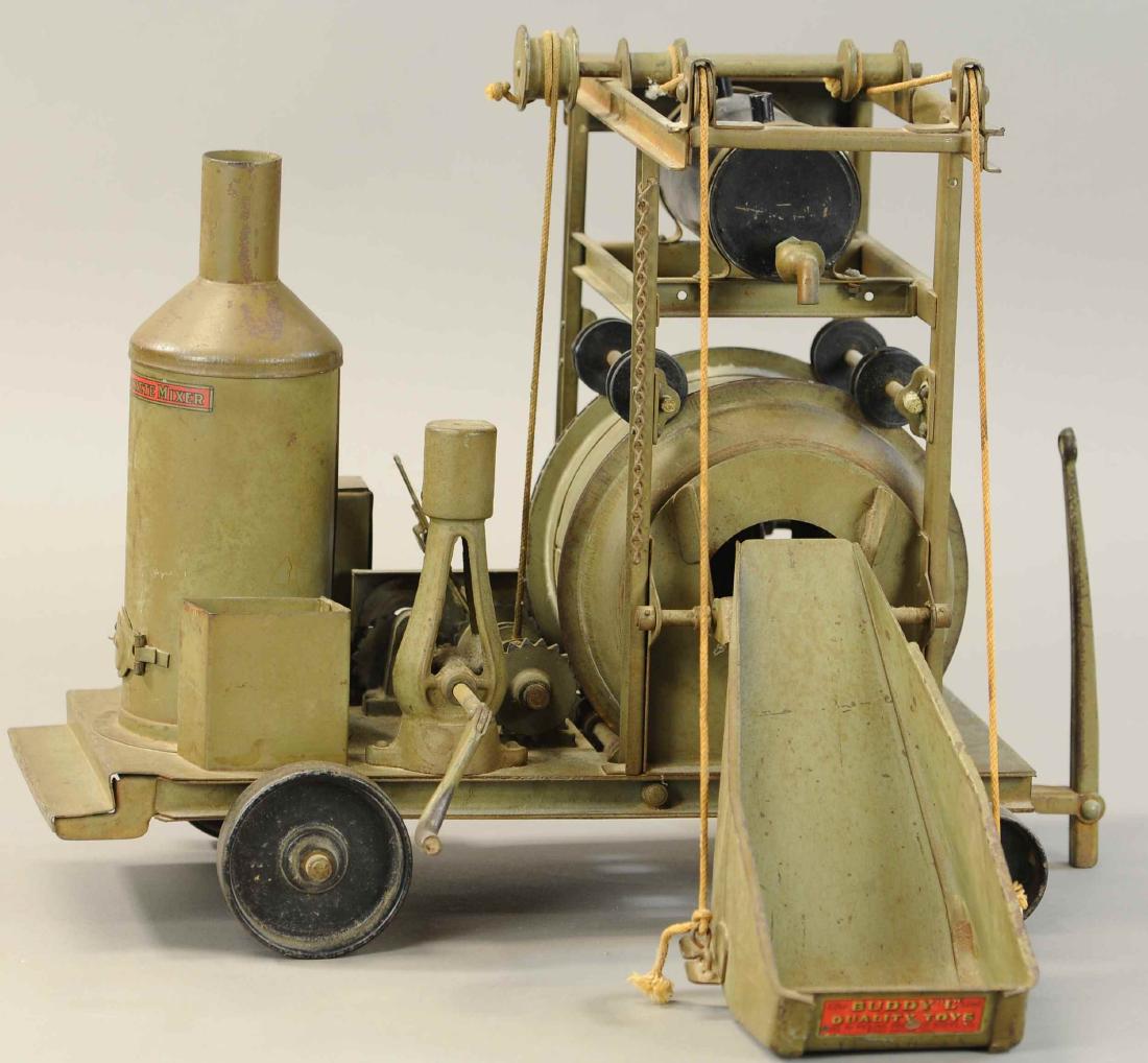 BUDDY L CONCRETE MIXER: 729. BUDDY L CONCRETE MIXER | 14" h. | (VG Cond) | $400 - $600