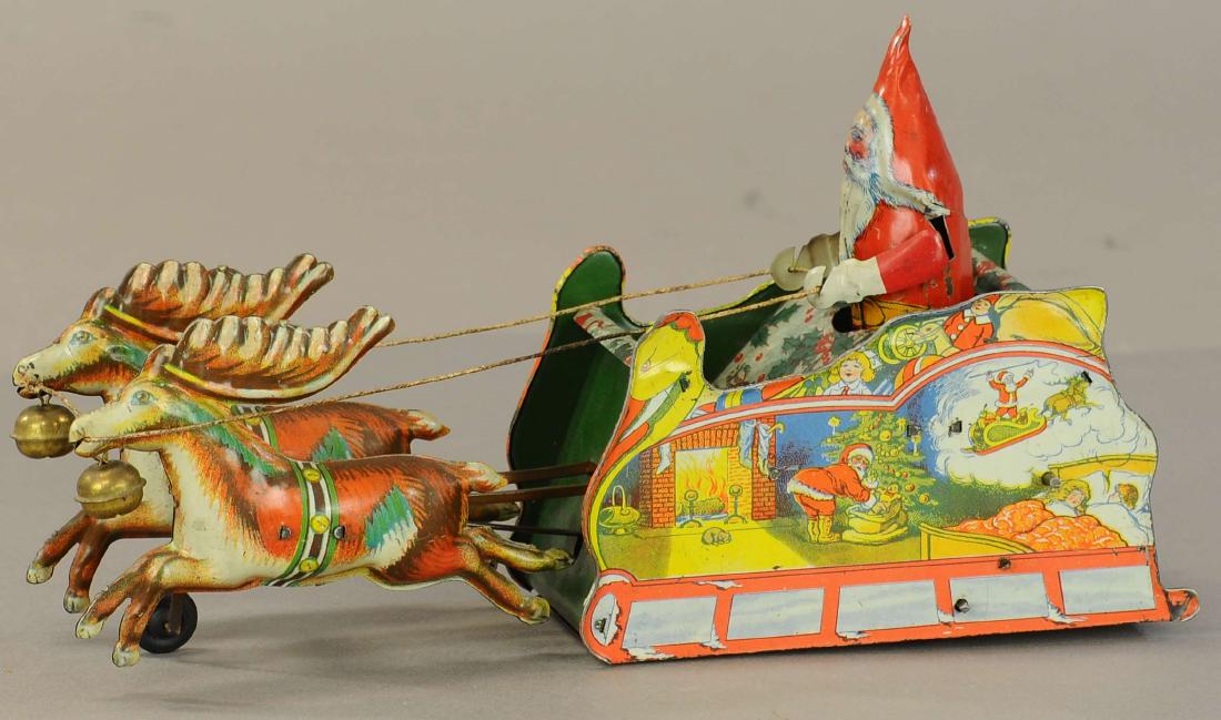 STRAUSS SANTEE CLAUS: 1227. STRAUSS SANTEE CLAUS | 11.5" l. | (Exc. - Pristine Cond.) | $600 - $800