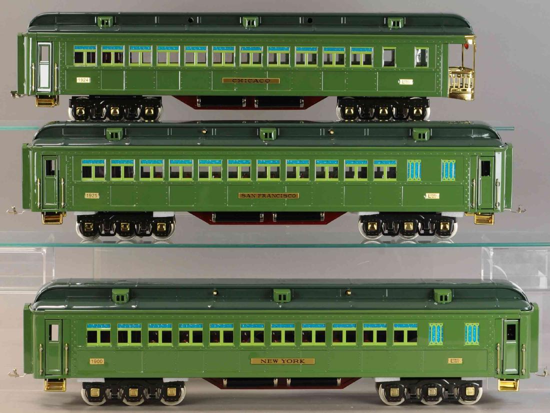 LIONEL SHOW ROOM COACH SET: 1465. LIONEL SHOW ROOM COACH SET | Standard gauge. | 29" | Contemporary, Near Mint. | $250 - $450