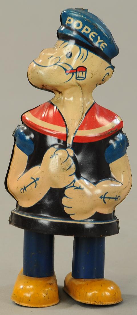 CHEIN POPEYE WALKER: 190. CHEIN POPEYE WALKER | 6.5" h. | All Original Condition. | $200 - $400