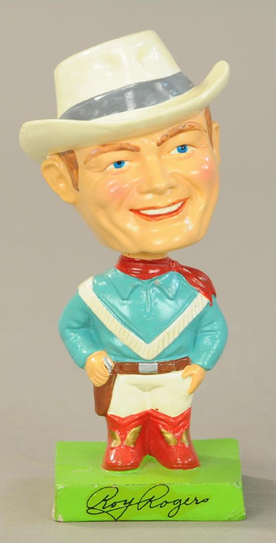ROY ROGERS BOBBLEHEAD: 202. ROY ROGERS BOBBLEHEAD | 6.75" h. | All Original Condition. | $100 - $200