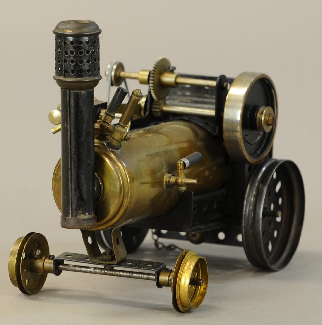 MARKLIN 401 TRANSFORMER STEAM PLANT: 405. MARKLIN 401 TRANSFORMER STEAM PLANT | Locomobile, traction engine, stationary engine drive band for traction engine wheel, geared piston drive, whistle, pressure valve, burner, etc. Power plant f