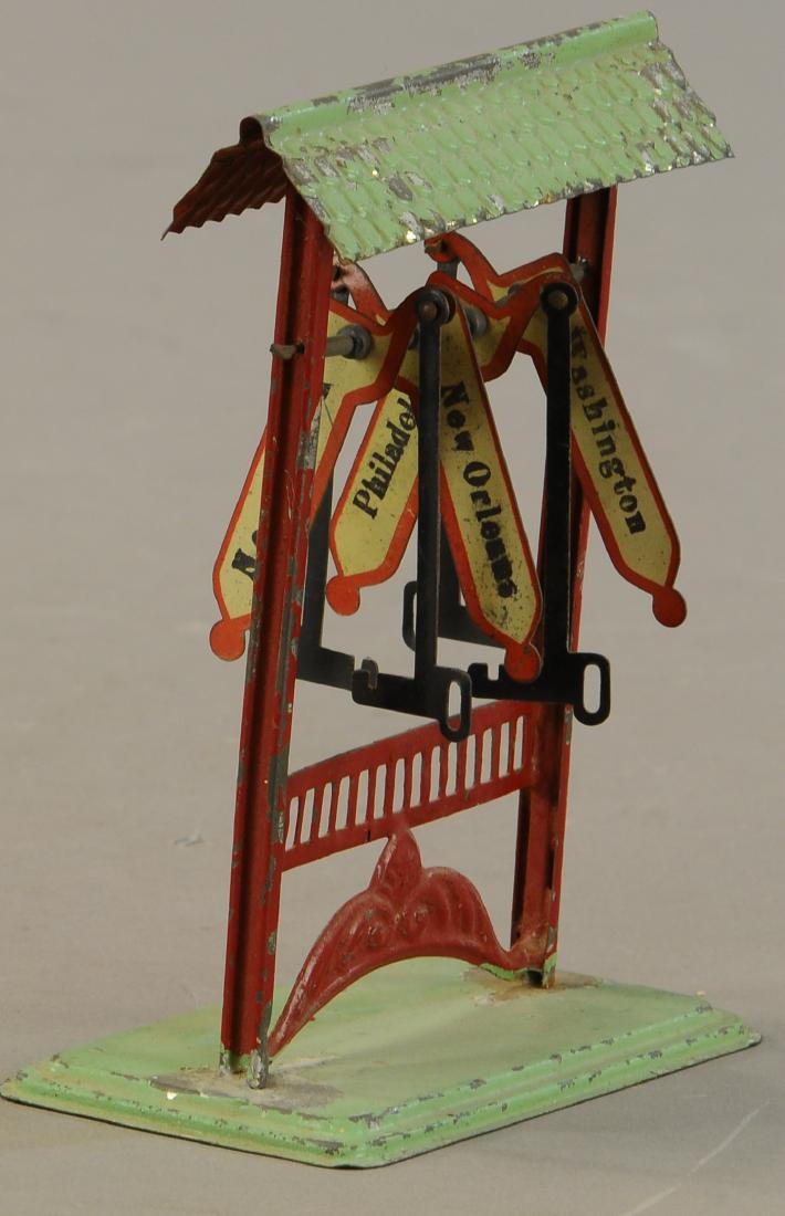 BING DESTINATION BOARD U.S. CITIES: 430. BING DESTINATION BOARD U.S. CITIES | 7" h. | All Original Condition. | $100 - $200
