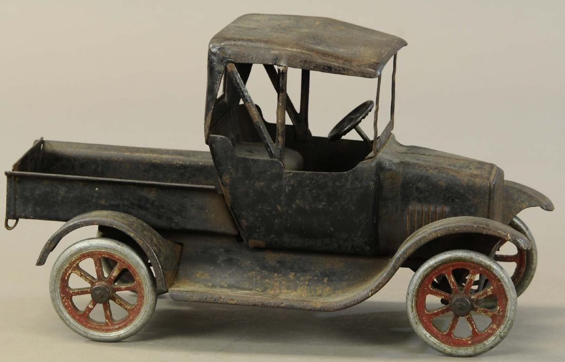 BUDDY L FLIVVER PICK UP TRUCK: 655. BUDDY L FLIVVER PICK UP TRUCK | 12" l. | Significant playwear, All Original Condition. | $150 - $300