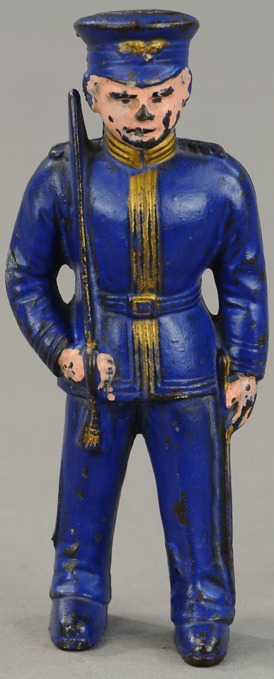 HUBLEY CADET STILL BANK: 76. HUBLEY CADET STILL BANK | 5.5" h. | (VG-Exc. Cond.) | $200 - $300